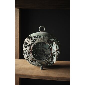 紅葉尽 球体灯籠　A2075 