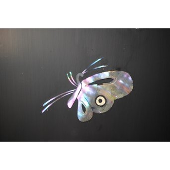 柳畔居古拙/梶古拙 青貝菊 宝石箱　Q281 