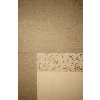 倣 小川芋銭 [芭蕉蛙図] 紙本 掛軸　Z271 