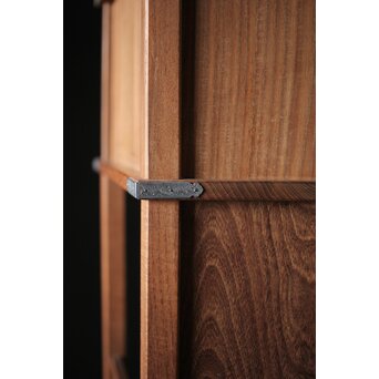 初代 祥桑軒 川本光春作 淡々斎好 徒然棚 総桑造 共箱　X314 