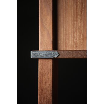 初代 祥桑軒 川本光春作 淡々斎好 徒然棚 総桑造 共箱　X314 