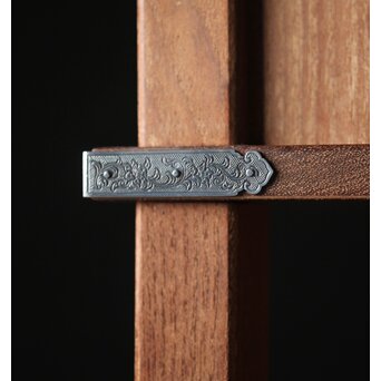 初代 祥桑軒 川本光春作 淡々斎好 徒然棚 総桑造 共箱　X314 