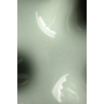 宮永東山 青磁 香炉袴腰香炉 純銀 雲透 火屋　P292 