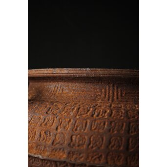 鉄 大香炉 瓶掛　M282 