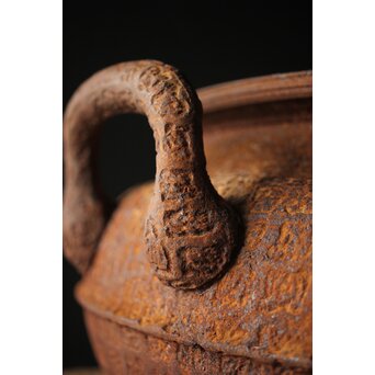 鉄 大香炉 瓶掛　M282 