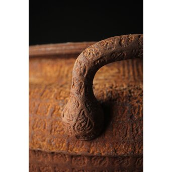 鉄 大香炉 瓶掛　M282 