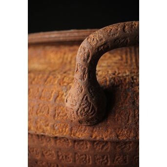 鉄 大香炉 瓶掛　M282 