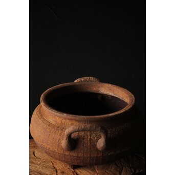 鉄 大香炉 瓶掛　M282 