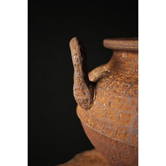 鉄 大香炉 瓶掛　M282 