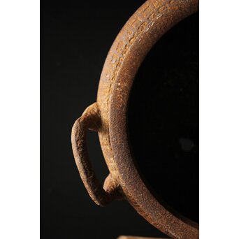 鉄 大香炉 瓶掛　M282 