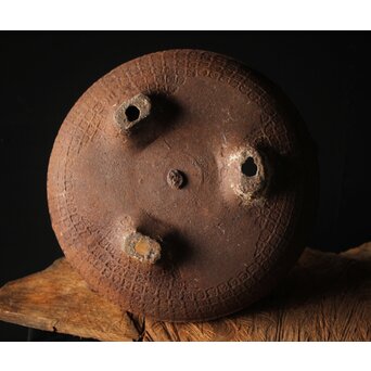 鉄 大香炉 瓶掛　M282 