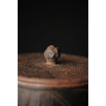 保寿堂 芭蕉紋 南部鉄瓶　M283 