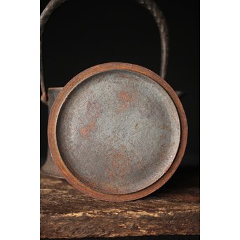 保寿堂 芭蕉紋 南部鉄瓶　M283 