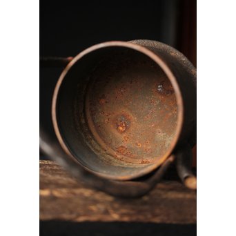 保寿堂 芭蕉紋 南部鉄瓶　M283 