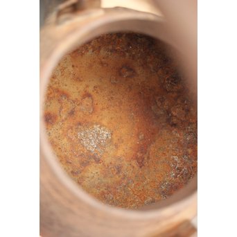 上田照房造 萬龍堂 茶筅形鉄瓶/湯沸　M285 