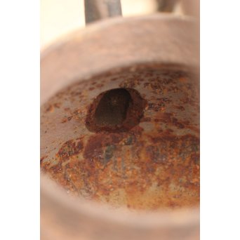 上田照房造 萬龍堂 茶筅形鉄瓶/湯沸　M285 