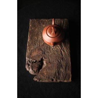 古木 敷板 煎茶盆　X316