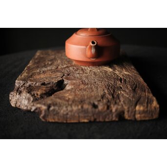 古木 敷板 煎茶盆　X316 