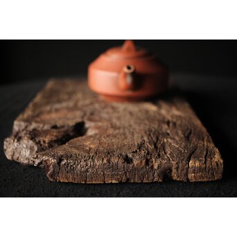 古木 敷板 煎茶盆　X316 