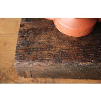 時代古木盆 敷板　X317 