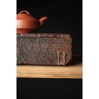 時代古木盆 敷板　X317 