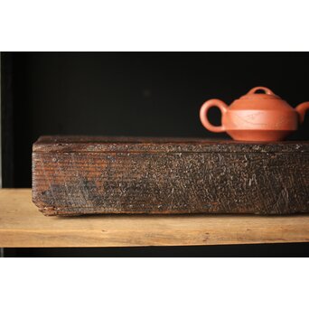 時代古木盆 敷板　X317 