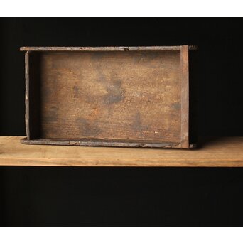 時代古木盆 敷板　X317 