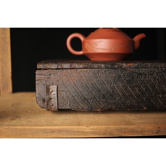 時代古木盆 敷板　X317 