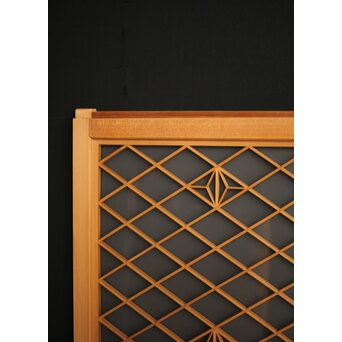 両面ガラス 小型組子欄間/引戸 4枚1組　R0129YD 