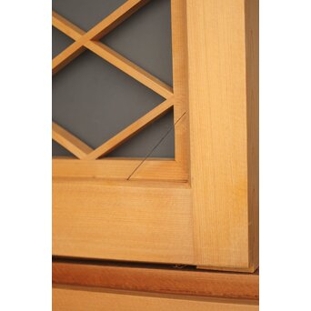 両面ガラス 小型組子欄間/引戸 4枚1組　R0129YD 