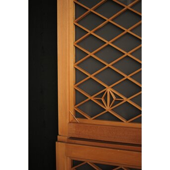 両面ガラス 中型組子欄間/引戸 4枚1組　R0130YD 