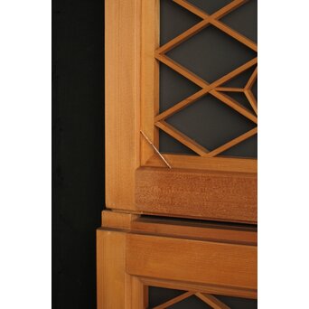 両面ガラス 中型組子欄間/引戸 4枚1組　R0130YD 