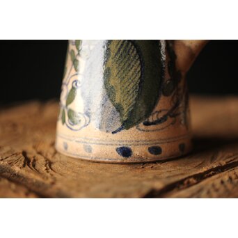 雲林院宝山 寶山 デルフト手 京焼急須　P296 