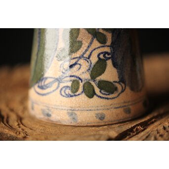 雲林院宝山 寶山 デルフト手 京焼急須　P296 