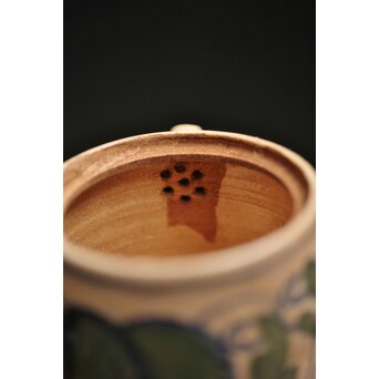 雲林院宝山 寶山 デルフト手 京焼急須　P296 