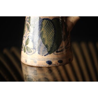 雲林院宝山 寶山 デルフト手 京焼急須　P296 