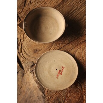 安東焼 阿漕焼 色絵宝瓶/急須　P299 