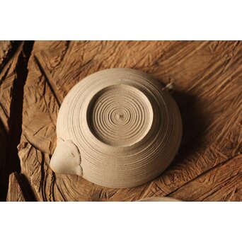 安東焼 阿漕焼 色絵宝瓶/急須　P299 