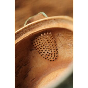 古萬古 緑釉蝙蝠耳急須　P300 