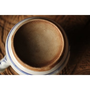 清水七兵衛 青華秋草染付急須　P303 