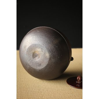 金森紹栄 浜松文 姥口釜　M289 