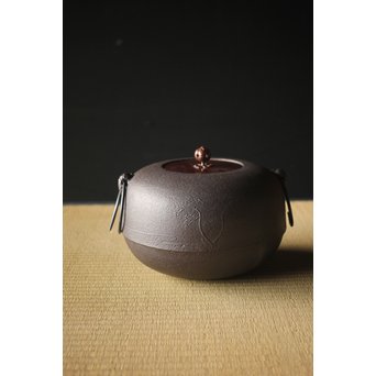 金森紹栄 浜松文 姥口釜　M289