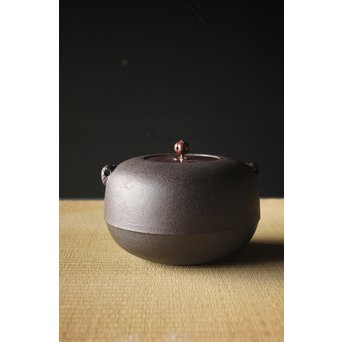 金森紹栄 浜松文 姥口釜　M289 