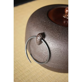 金森紹栄 浜松文 姥口釜　M289 