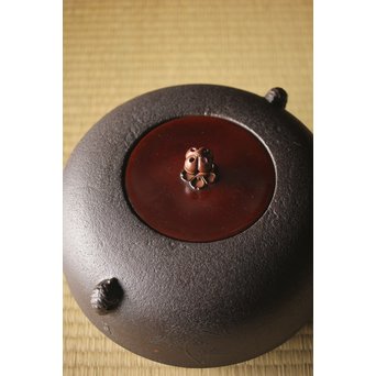 金森紹栄 浜松文 姥口釜　M289 