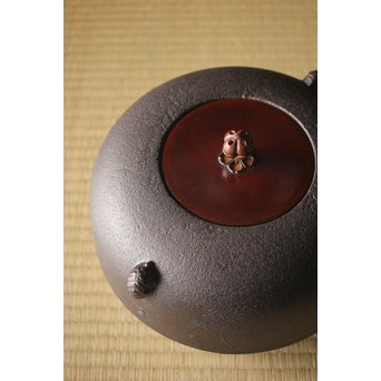 金森紹栄 浜松文 姥口釜　M289 