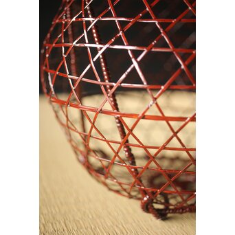 玄斎造 鵬雲斎好 虫籠花入竹籠　261 