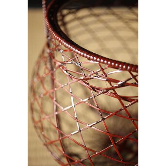 玄斎造 鵬雲斎好 虫籠花入竹籠　261 