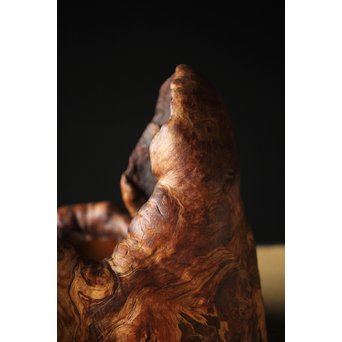 瘤木 自然木の瓶掛/煎茶盆　X320 