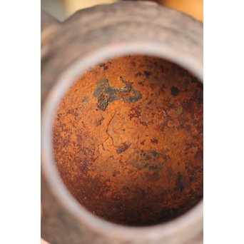 龍文堂 上田照房造 鳳凰図 小振鉄瓶　M293 